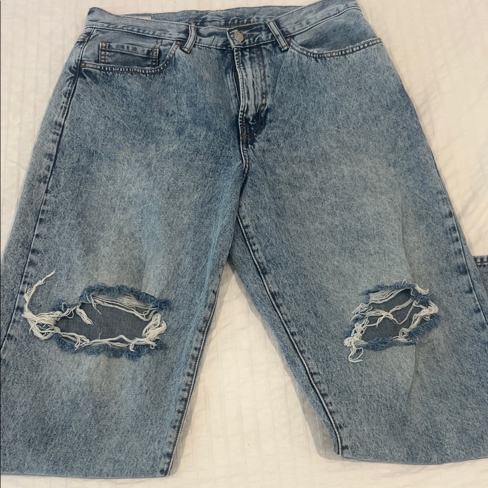 GAP Blue Distressed Men Jeans